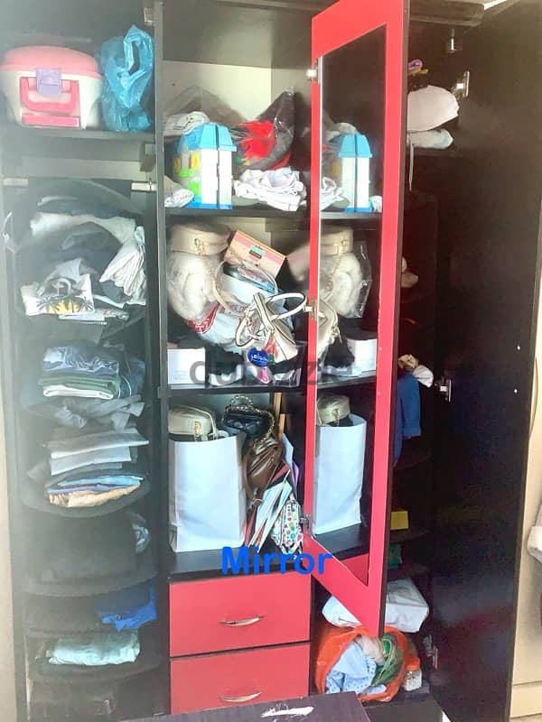 Shelves and Cupboards 4 years old (wood) for sale 6