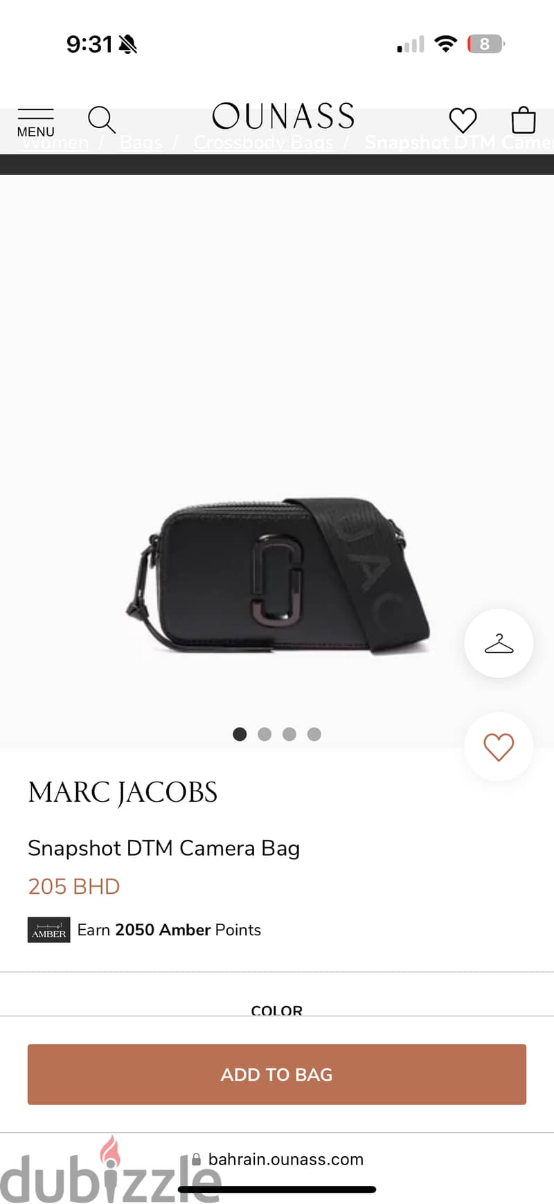 Marc Jacobs Snapshot bag DTM Black Leather 4