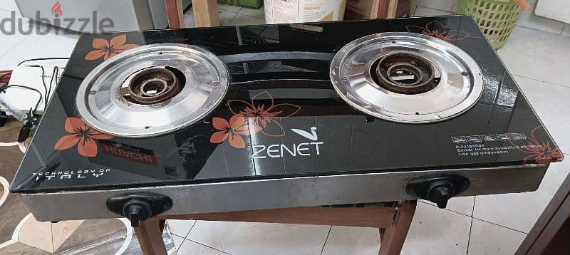 Used Zenet Gas Stove for Urgent Sale - BHD 8.00 2