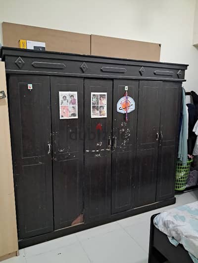 3 Door Wooden Cupboard for sale