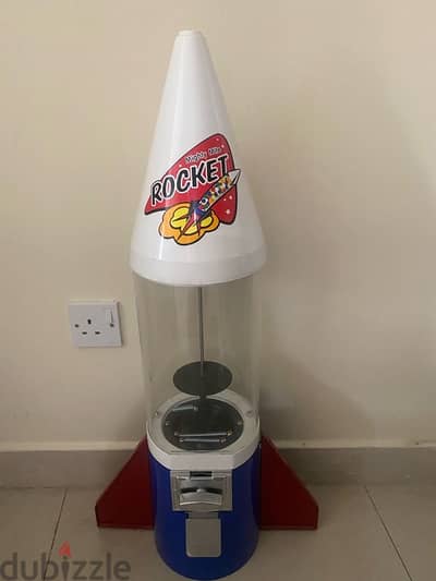 Retro Rocket Gumball machine