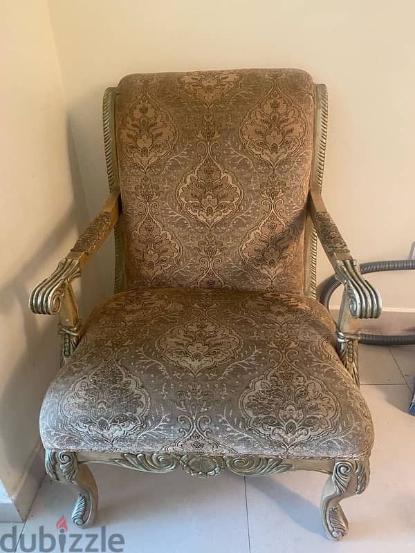 victorian style armchair (set of 2) 1