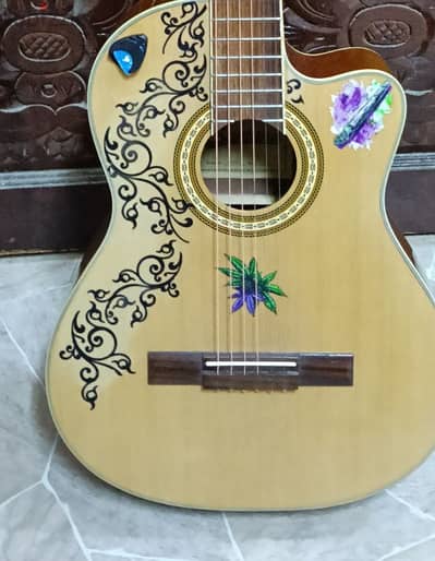 santhana guitar with bag full new size 39 model CGO10C