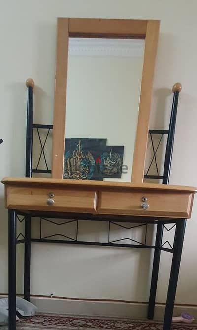 wooden dressing table