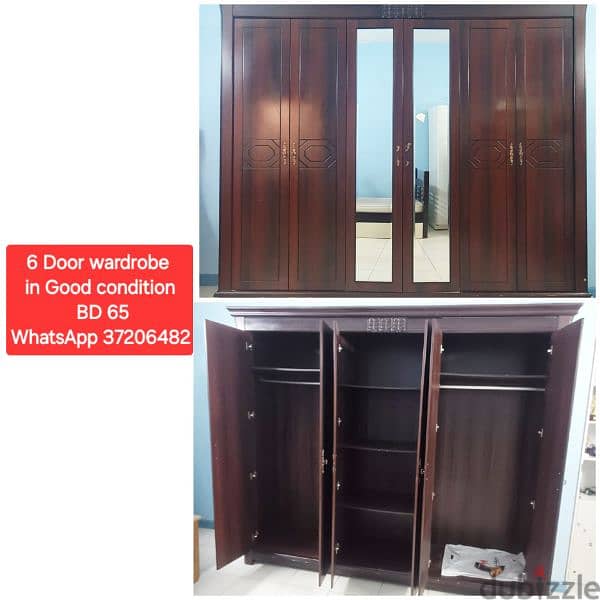 wardrobe 2 door and other items for sale with Delivery 14