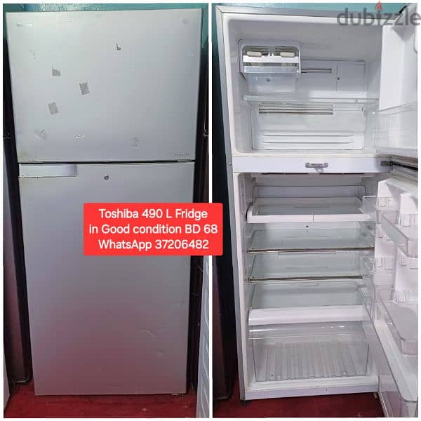 Toshiba 300 L Fridge and other items for sale with Delivery 3