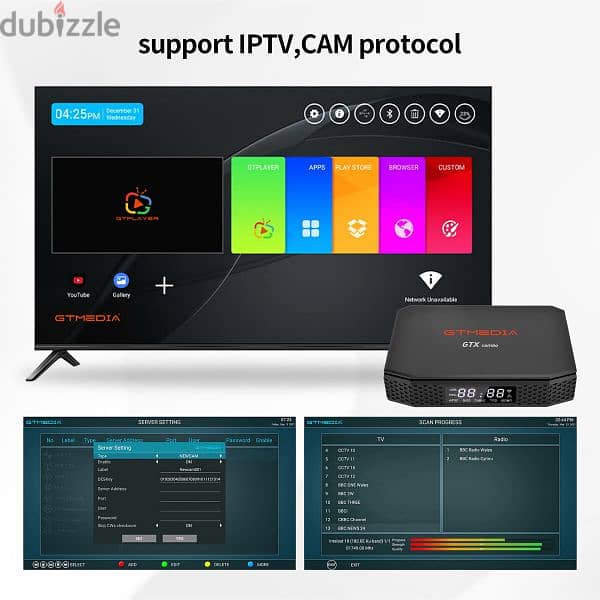 Android TV Box Receiver with 1 Year Subscription 8