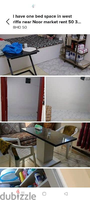 I have One bed room flat for rent in riffa alghrbi with ewa