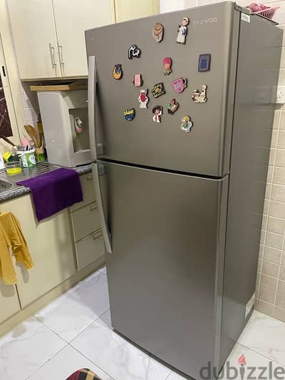 big and clean fridge