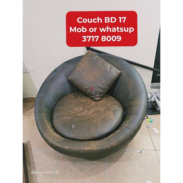 Recliner sofa and other household items for sale with delivery 11