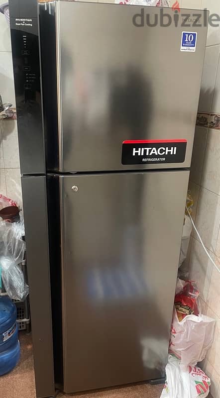 Hitachi 650L Two Door Top Refrigerator 0