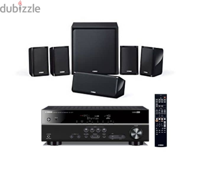 Yamaha 3067 high power Avr with speakers with woofer 85 bd worth 2