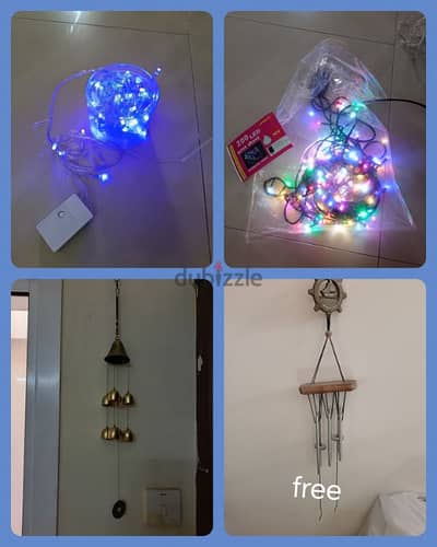 lightings and wind chimes