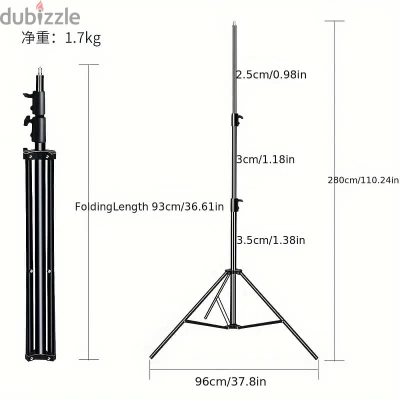 2 Godox heavy duty light stand 3