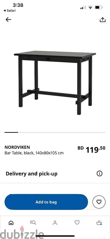 ikea table and 4 chairs 1