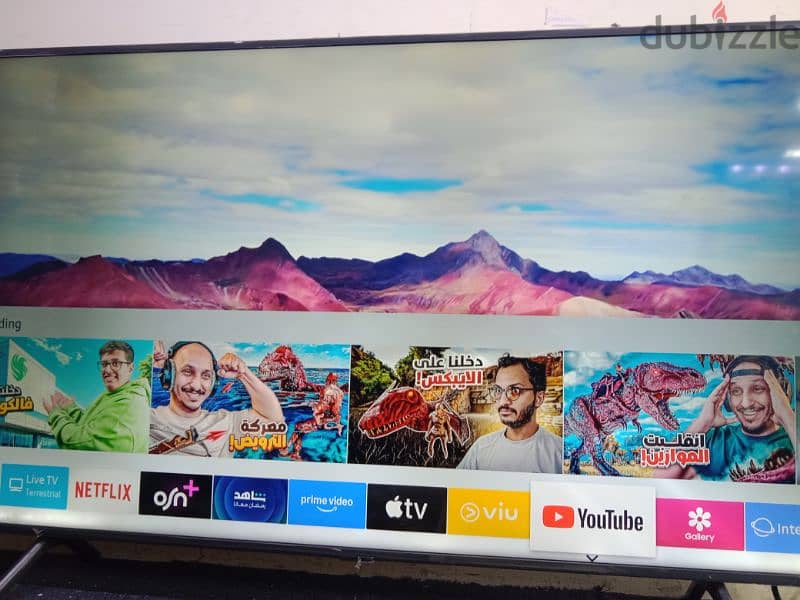 samung 4k smart tv   good  working good loucking 7