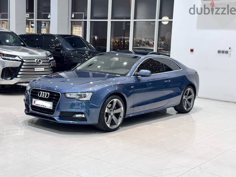 Audi A5 2015 Blue 1