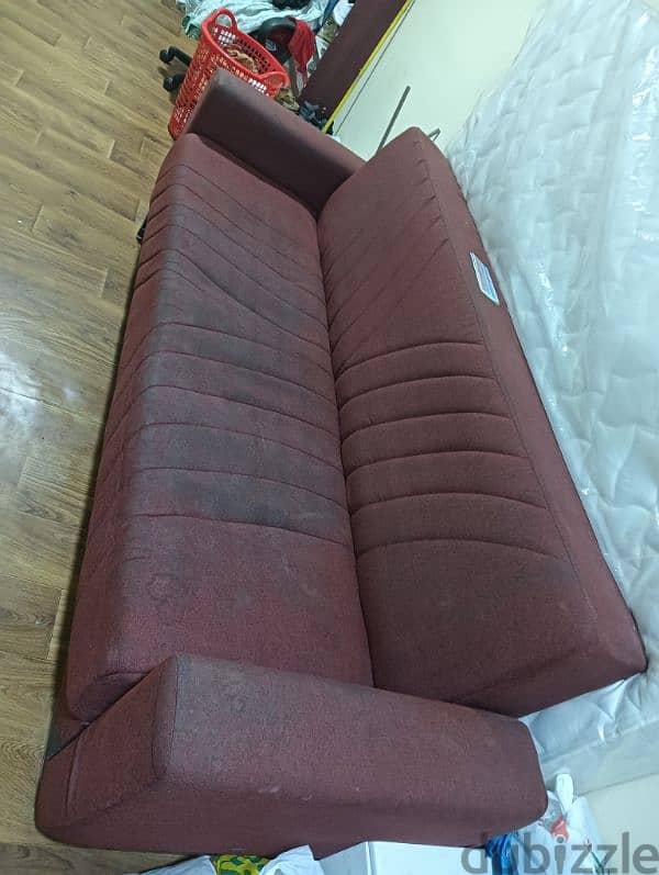 3 seater Sofa and dining table with 2 chairs 3