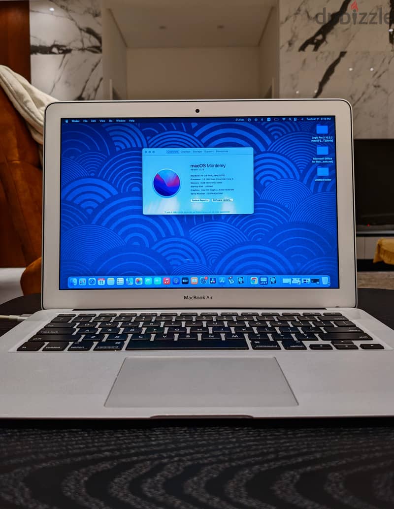 Apple Macbook air 256gb 4gb i5 0