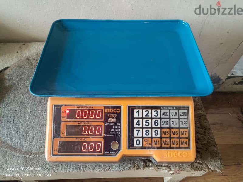 INGCO DIGITAL WEIGHT SCALE 30 KG 2