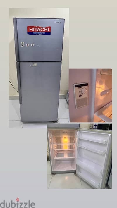 Hitachi Refrigerator and Freezer - 360L - Perfect Condition