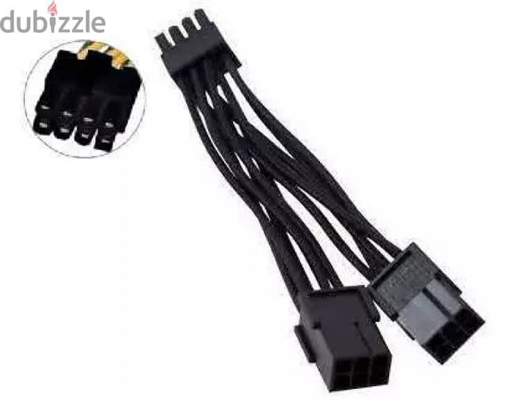 8 Pin to Dual PCIE 8 Pin(6+2) GPU Power Cable 1