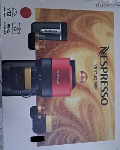 NEW NESPRESSO CLVERTUO POP COFFEE MACHINE WITH 12 FREE CAPSULE