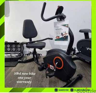 seated bike new with warranty 50bd only