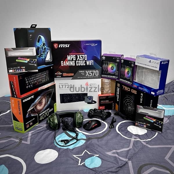 سيت أب كامل كمبيوتر ألعاب و مونتاج و تصميم Gaming & Editing PC Setup 8