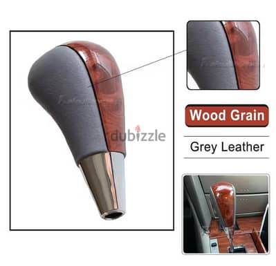 Gear Shift Knkb Leather-wood For All Toyota And Lexus Cars