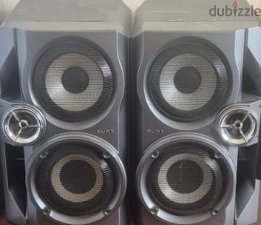 Sony speakers for sale 110w-8 ohms grey colour 0