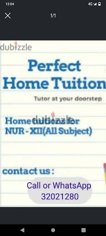 Home Tutor for English Science Business Management