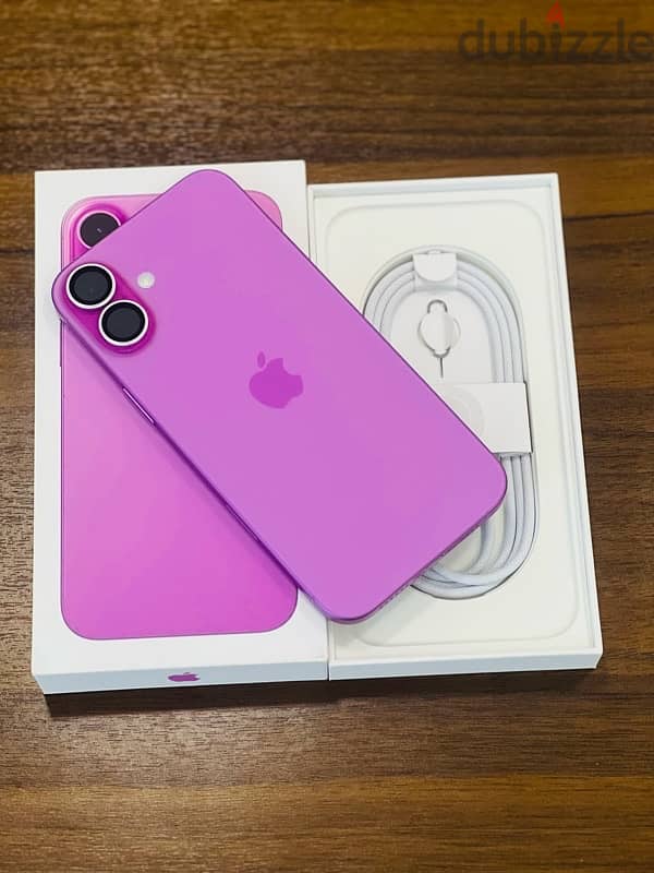 Apple iPhone 16 plus 512GB pink used 2