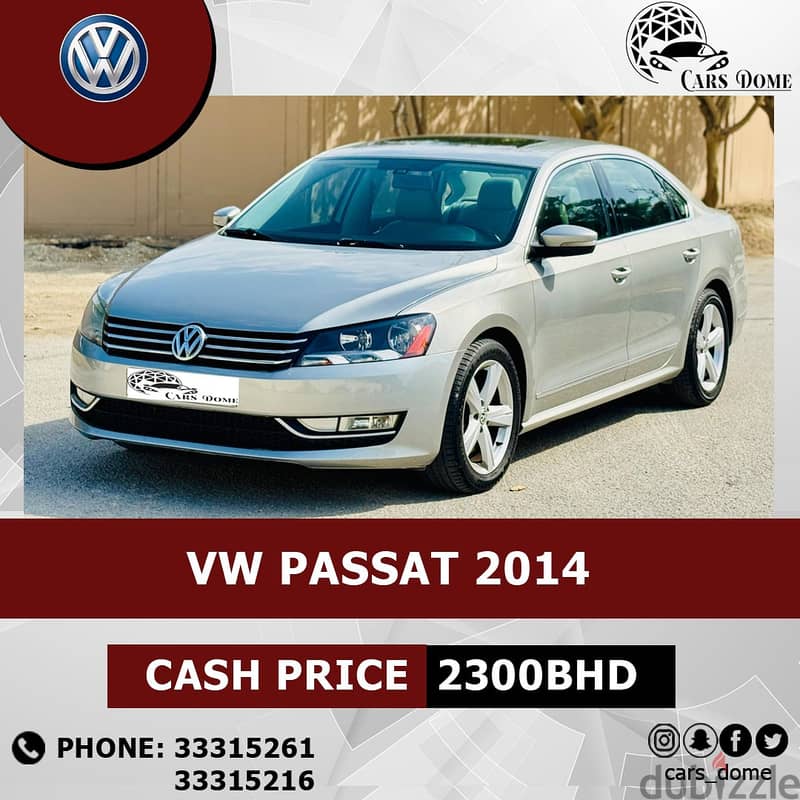 Volkswagen Passat 2014 Full Option فولكس فاجن باسات 7