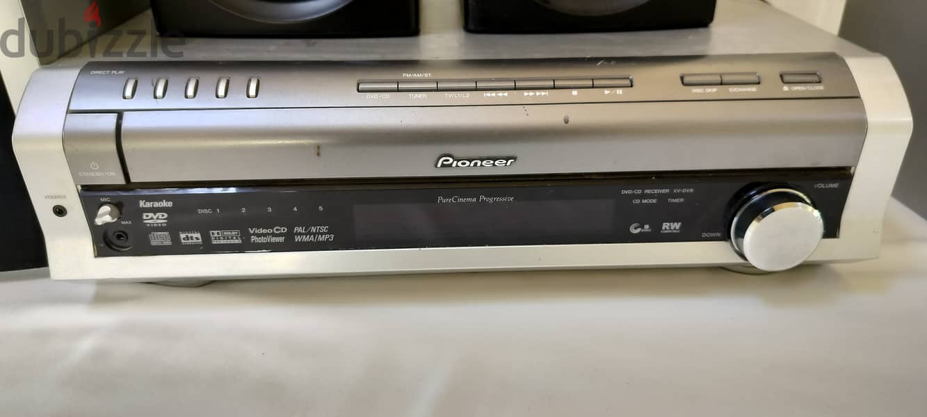 Pioneer 5.1 amplifire with 4 surround speakers 3