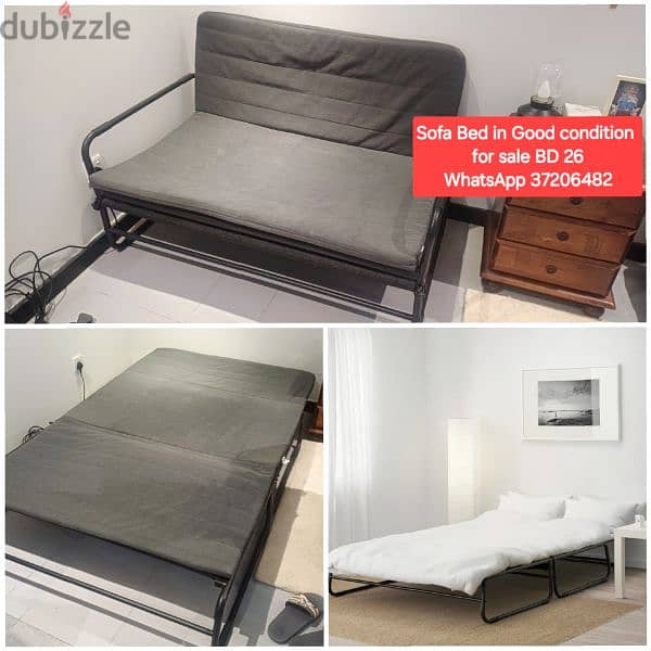 King Size Bed 200×200 with Medicated Mattress & other items for sale 16