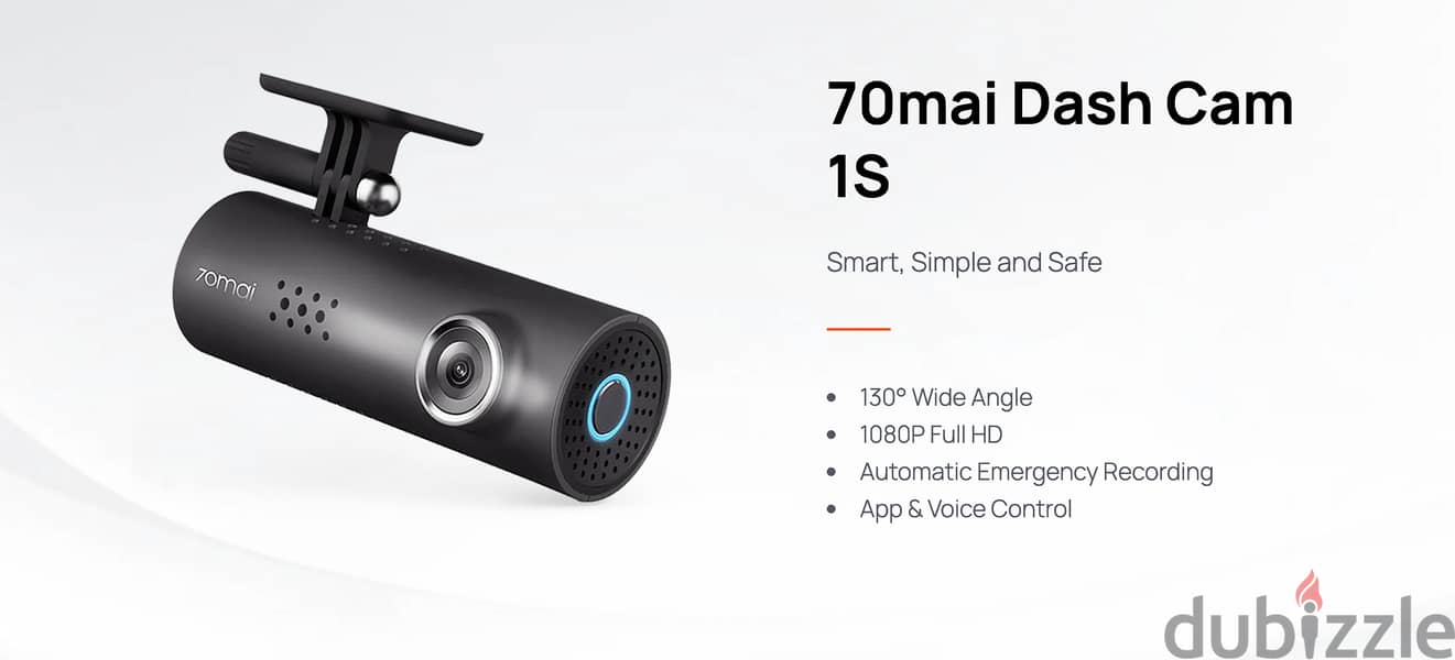 70mai Smart Dash Cam 1s 1