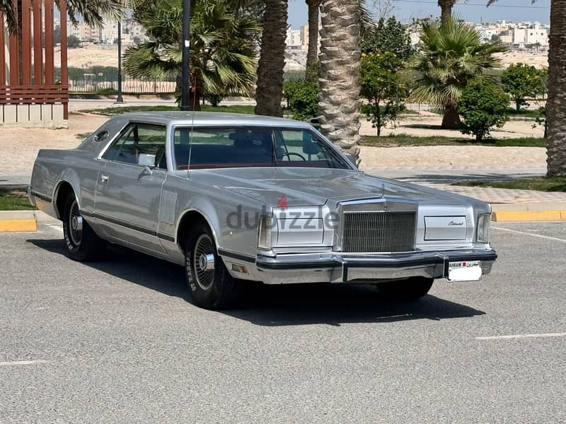 Lincoln Continental 1978 silver 0