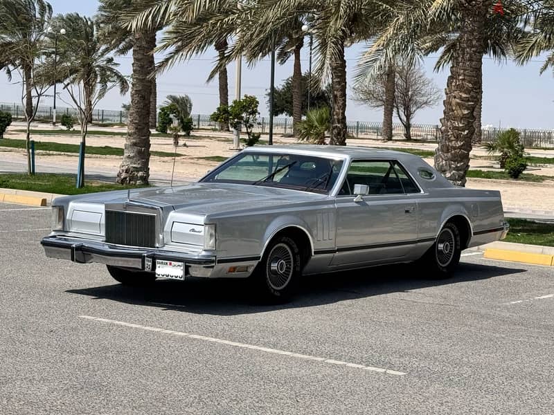 Lincoln Continental 1978 silver 1