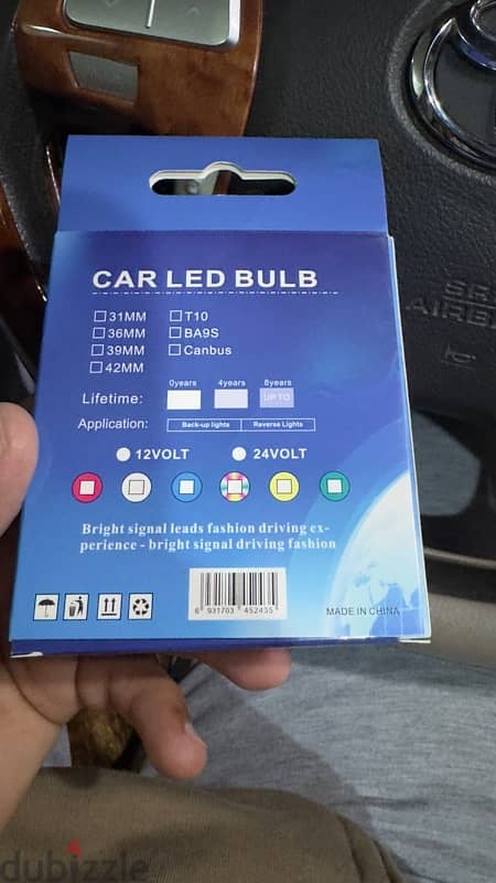 Car Led orange signals bulbs 1