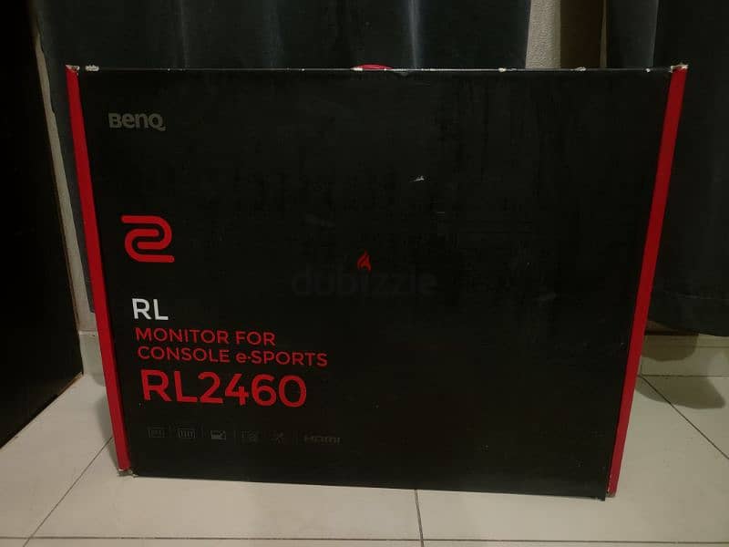 BENQ E-SPORT CONSOLE MONITOR/60HZ/24 INCH/USED/WITH BOX 5