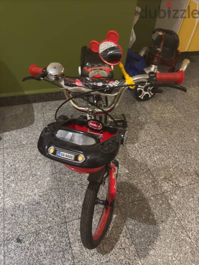 children’s bike with a sporty design