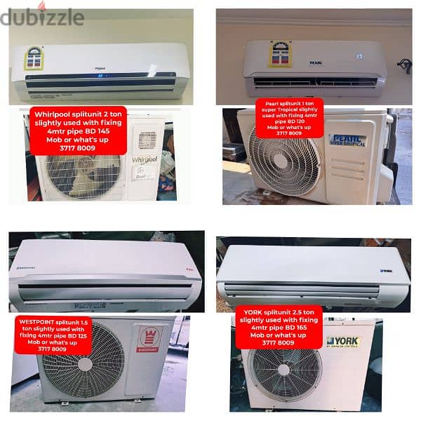 variety of different splitunit window Ac fridge washing machine 4 sale 2