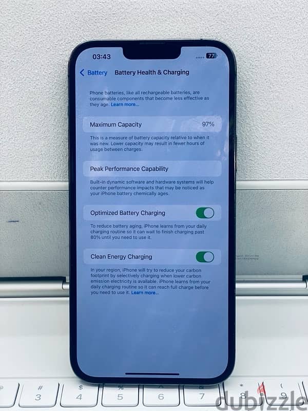 IPHONE 13 PROMAX 1TB 97% BATTERY 2
