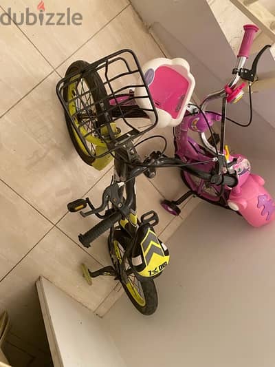 2 childrens bikes