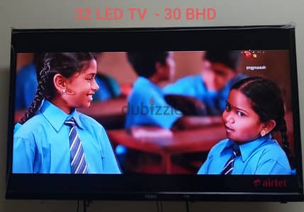 32 Inch LED TV Big Airtel Dish Airtel Television Set off Box