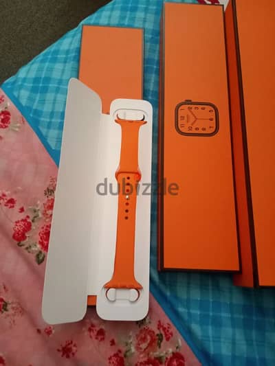 Apple Watch Hermès Sport Orange Silicone Rubber Band