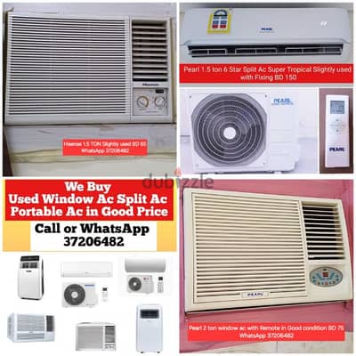 window acs split acs for sale in Good condition with fixing