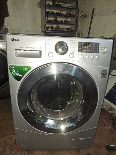 LG  8/6  washer  dryer