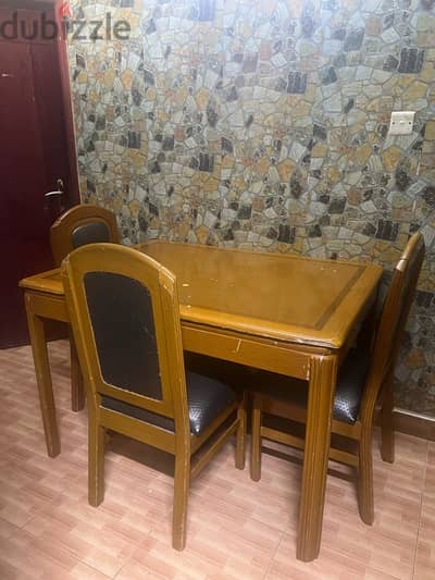 Dining table with 3 chairs